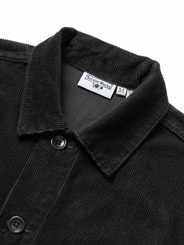 Service Works Corduroy Chore Shirt in Black