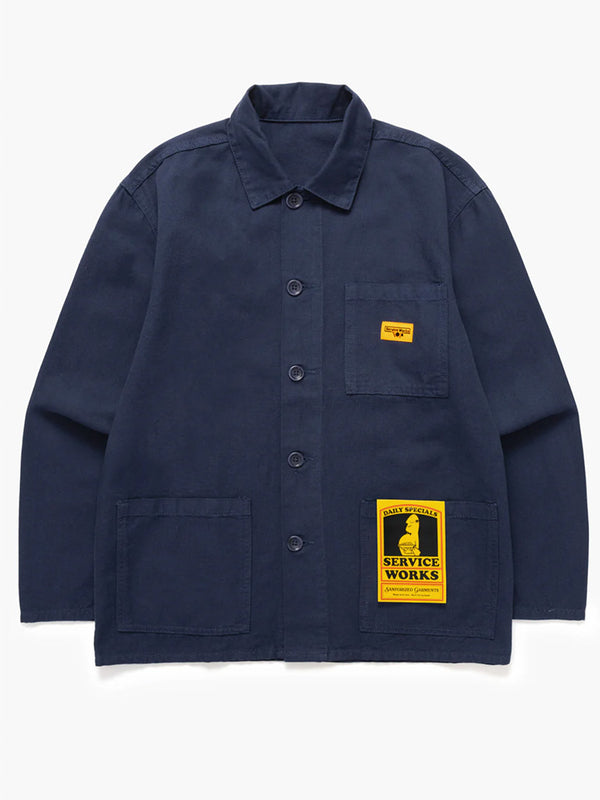 Service Works Canvas Chore Shirt in Dark Navy