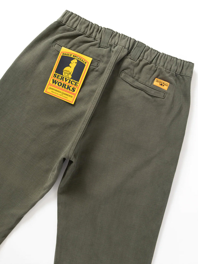 Service Works Moleskin Waiter Pants in Moss