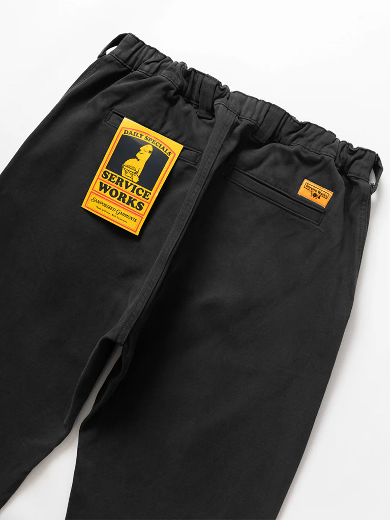 Service Works Moleskin Waiter Pants in Black