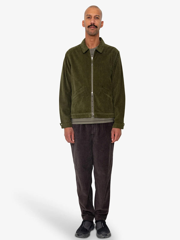 Folk Signal Blouson in Olive Cord