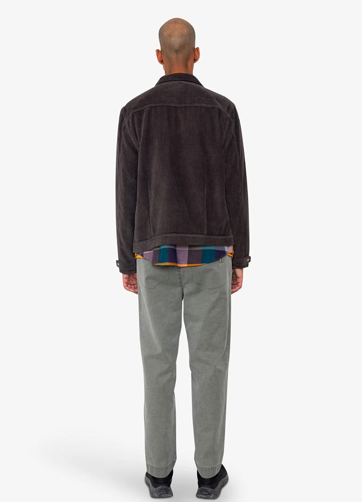 Folk Signal Blouson in Black Grape Cord