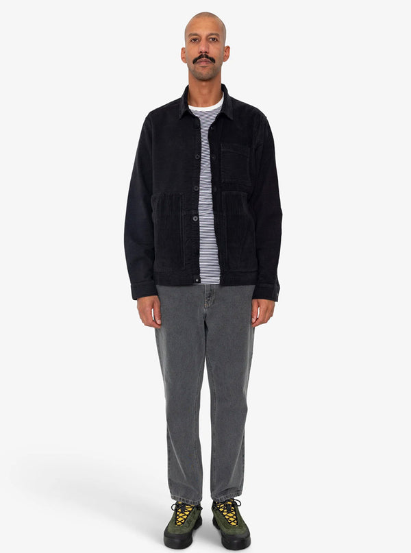 Folk Assembly Worker Jacket in Soft Black Cord