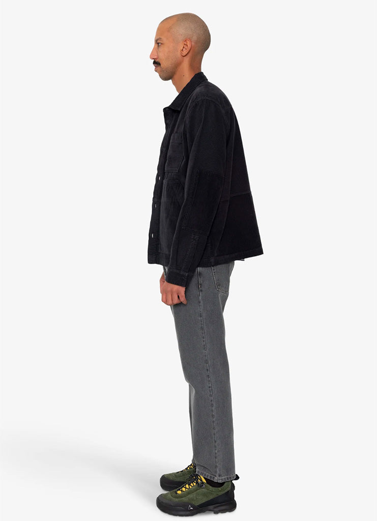 Folk Assembly Worker Jacket in Soft Black Cord