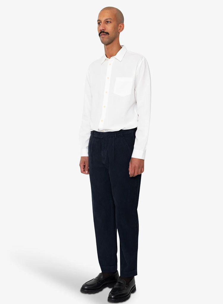 Folk Signal Pant in Navy Cord