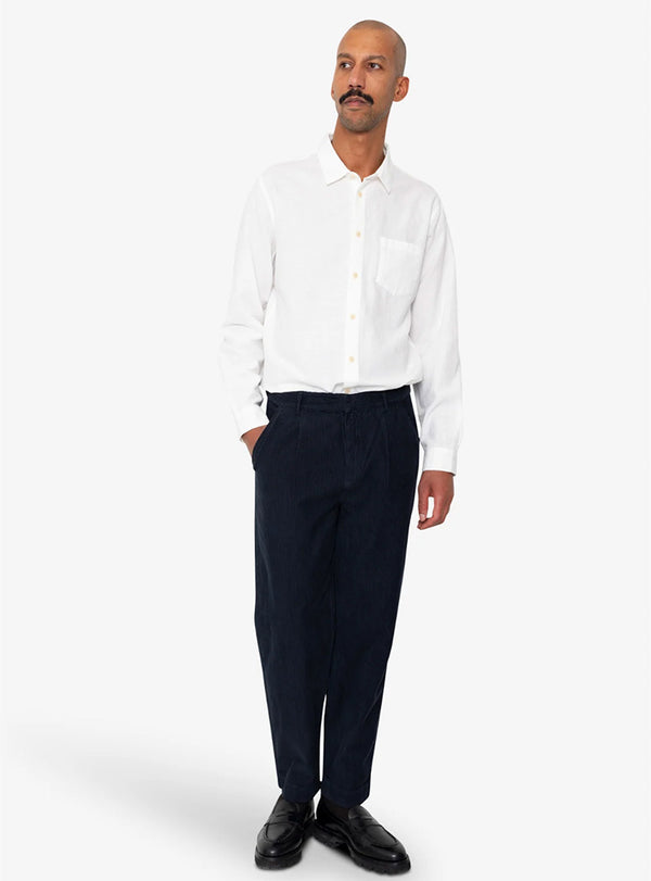 Folk Signal Pant in Navy Cord