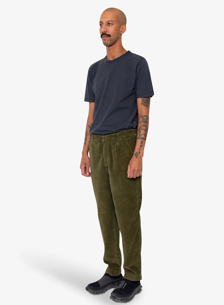Folk Signal Pant in Olive Cord