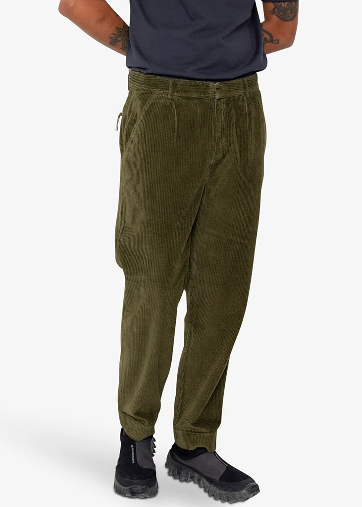 Folk Signal Pant in Olive Cord