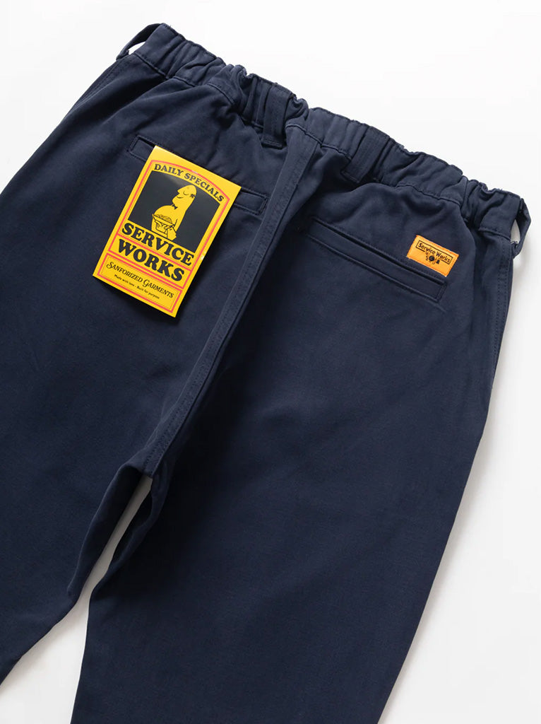 Service Works Moleskin Waiter Pants in Dark Navy