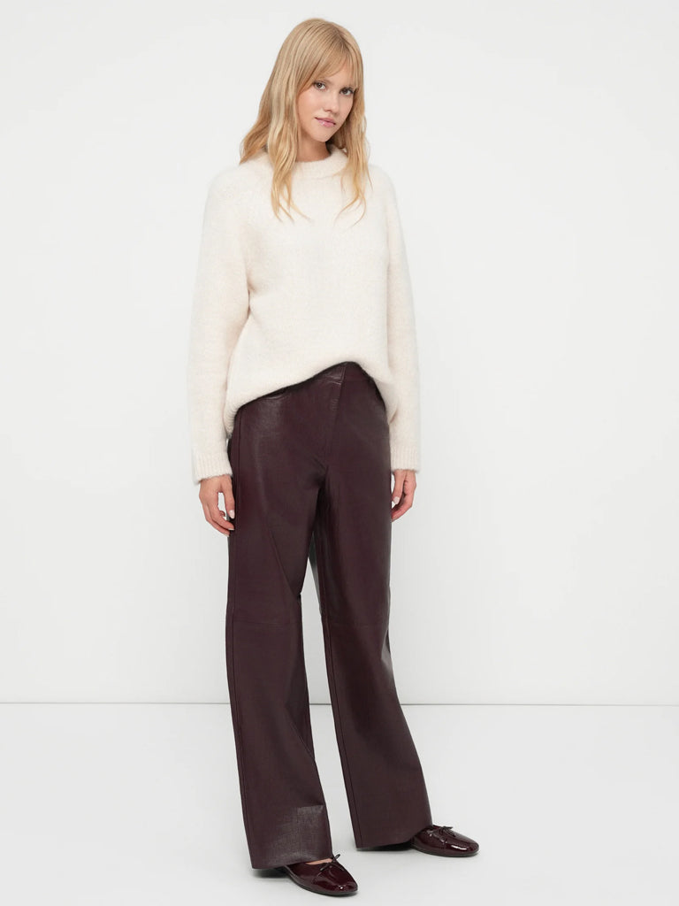 Selected Gabella Bow-Back Sweater in Birch
