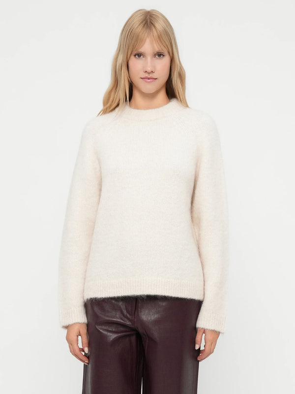Selected Gabella Bow-Back Sweater in Birch
