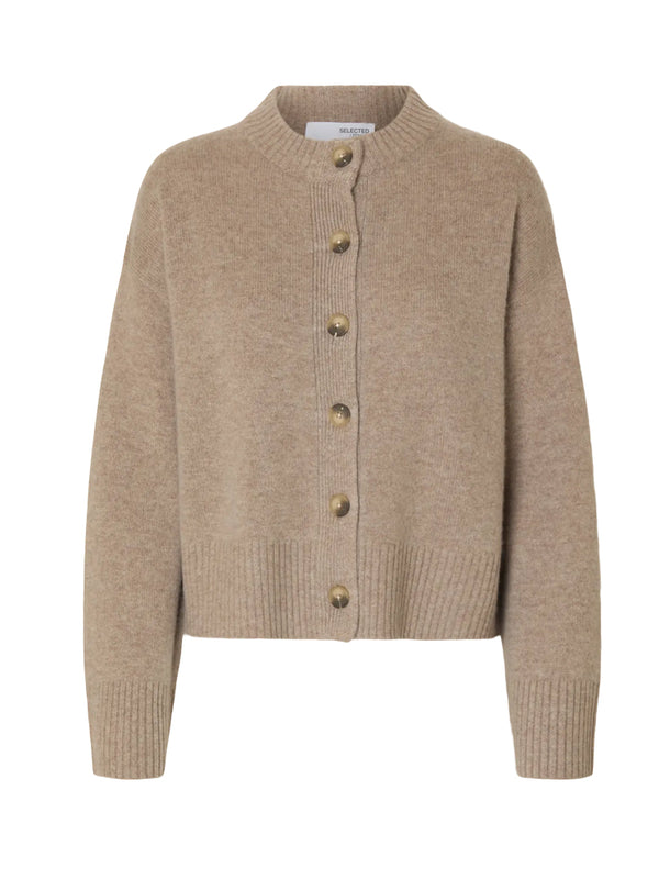 Selected Cille Cardigan in Irish Cream