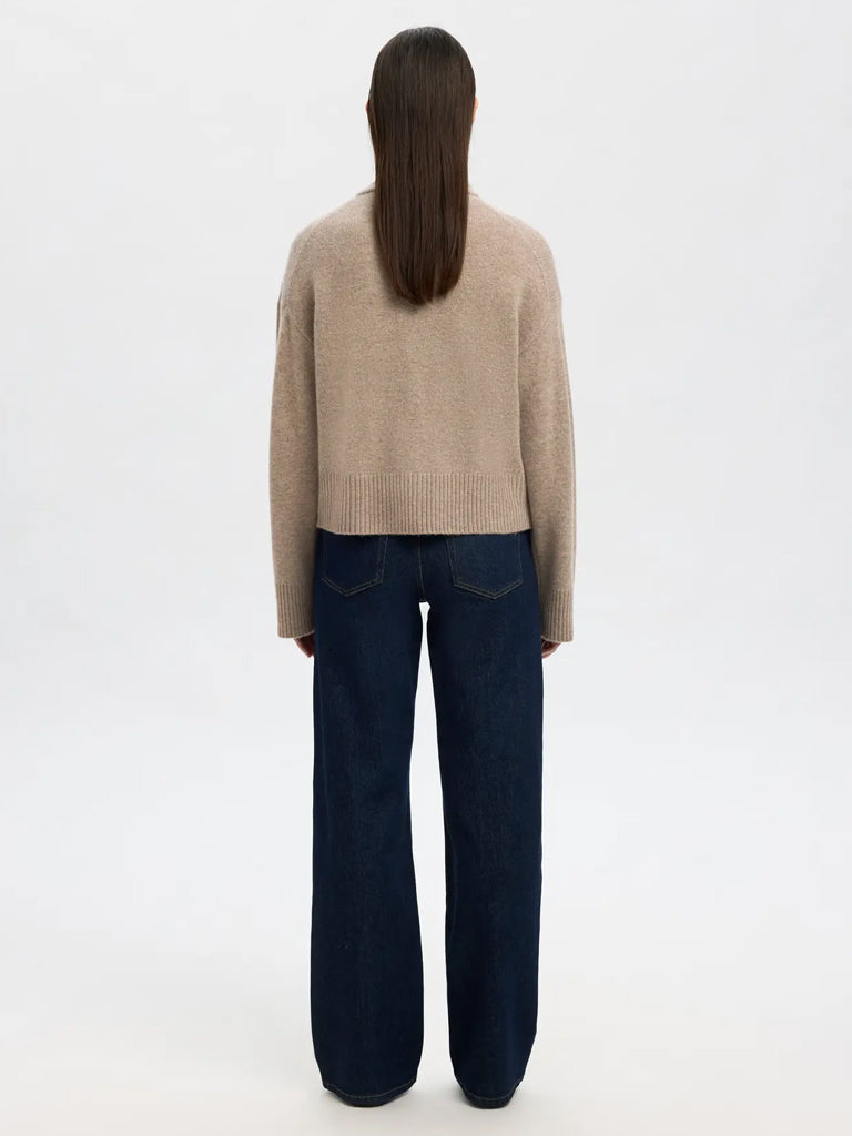 Selected Cille Cardigan in Irish Cream