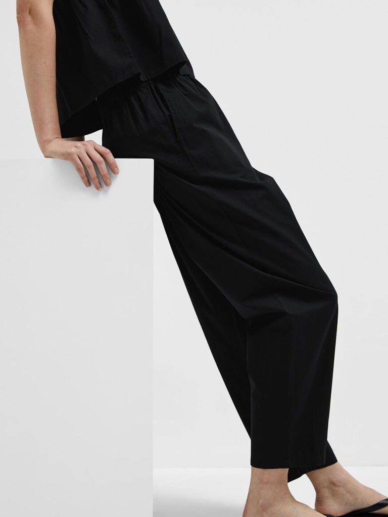 Selected Femme Blair Trousers in Black