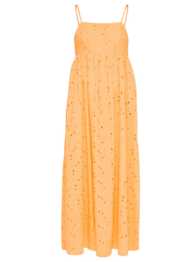 selected femme orange dress Selected Femme Bonita Dress