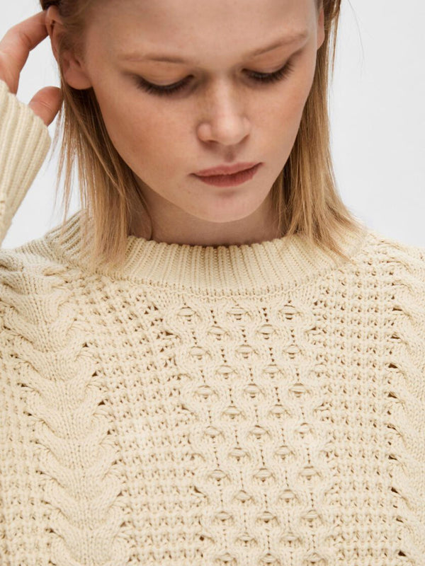 Selected Femme Brianne Knit in Birch