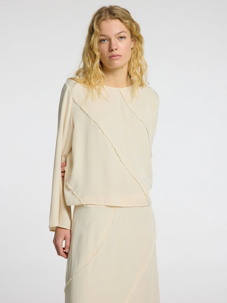 Selected Femme Ivana Top in Birch