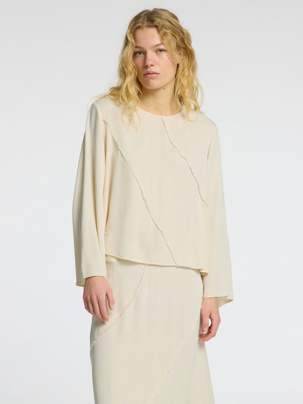 Selected Femme Ivana Top in Birch