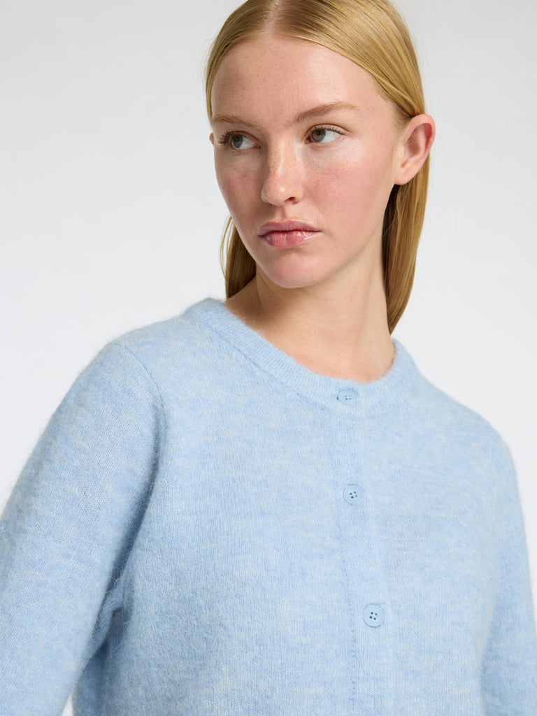 Selected Femme Lulu 2/4 Cardigan in Cashmere Blue