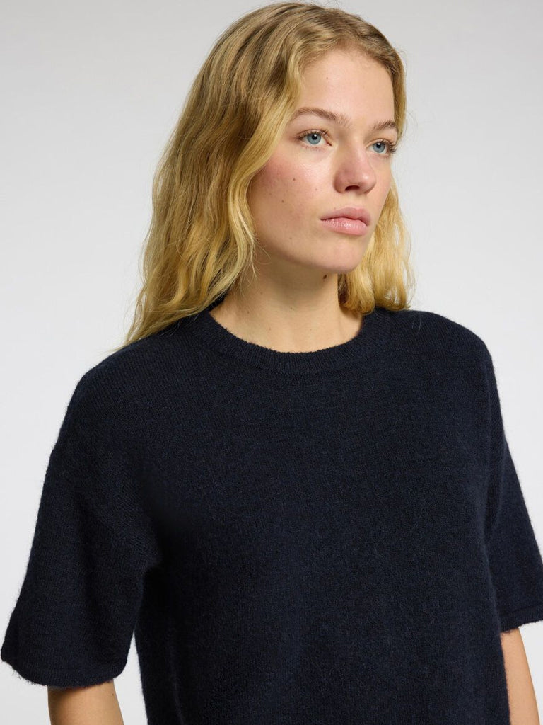 Selected Femme Maline Liliana 2/4 Sweater in Dark Sapphire