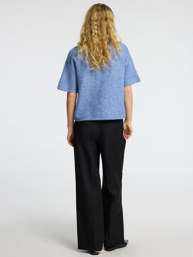 Selected Femme Maline Liliana 2/4 Sweater in Cornflower Blue