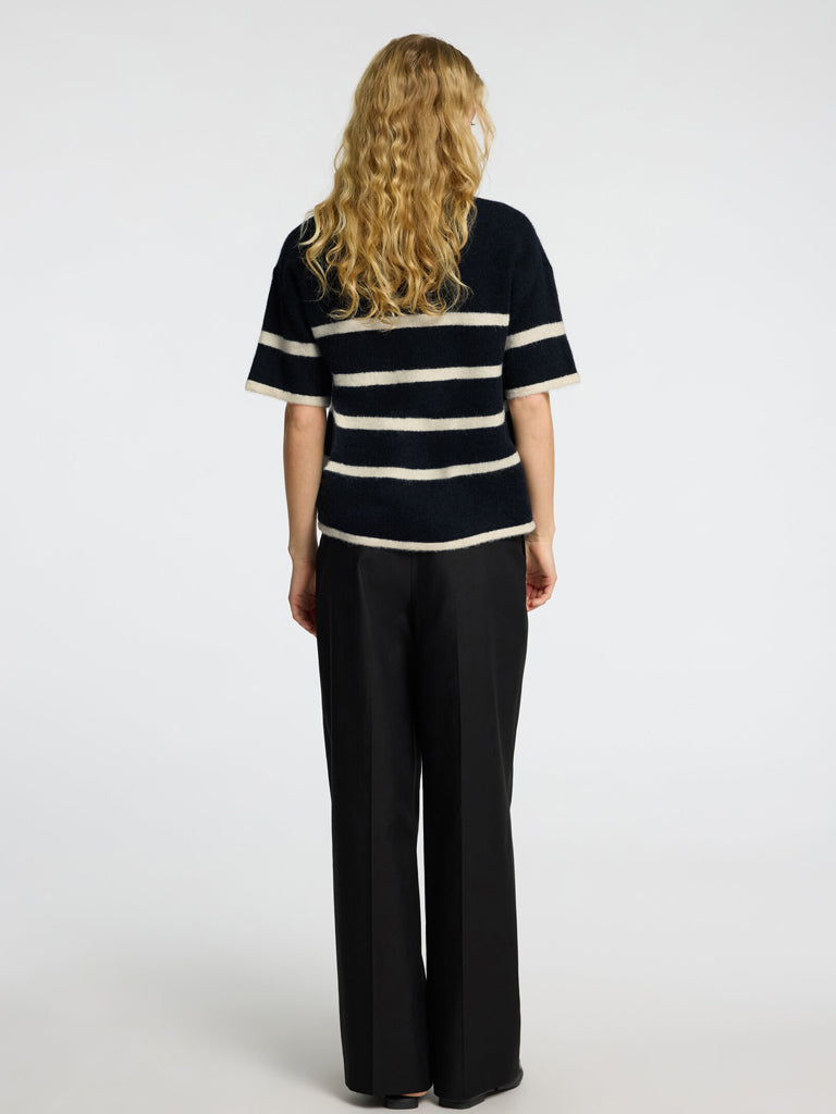 Selected Femme Maline Liliana 2/4 Sweater in Sapphire Birch