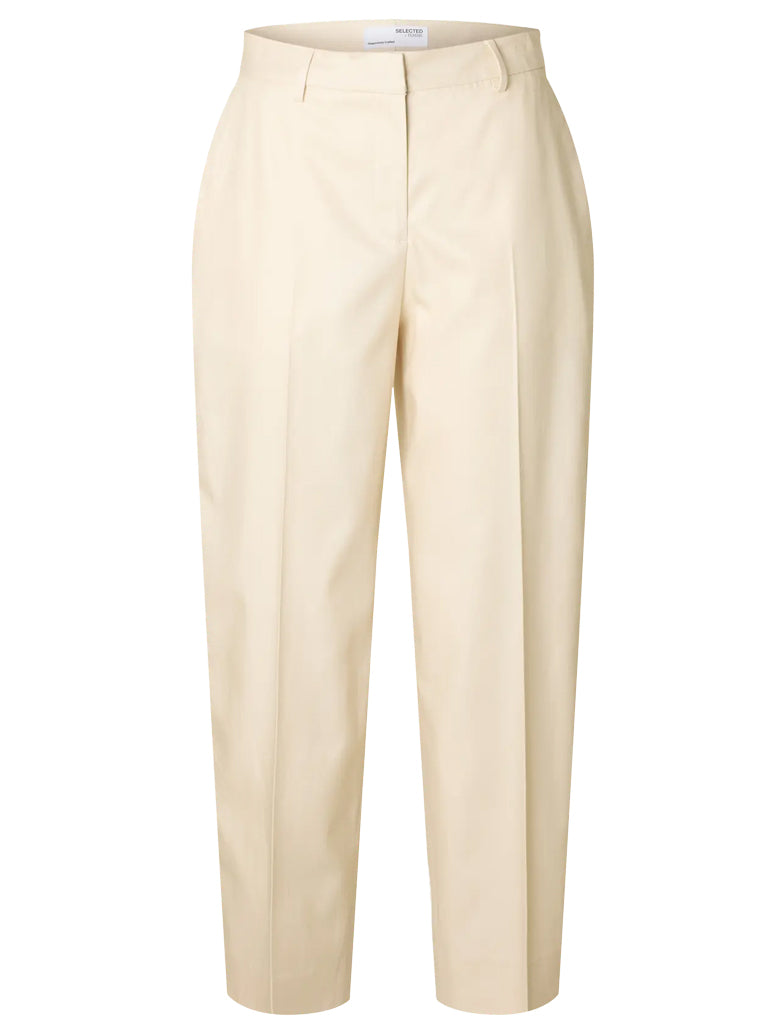 Selected Femme Merla Barrel Fit Trousers in Birch