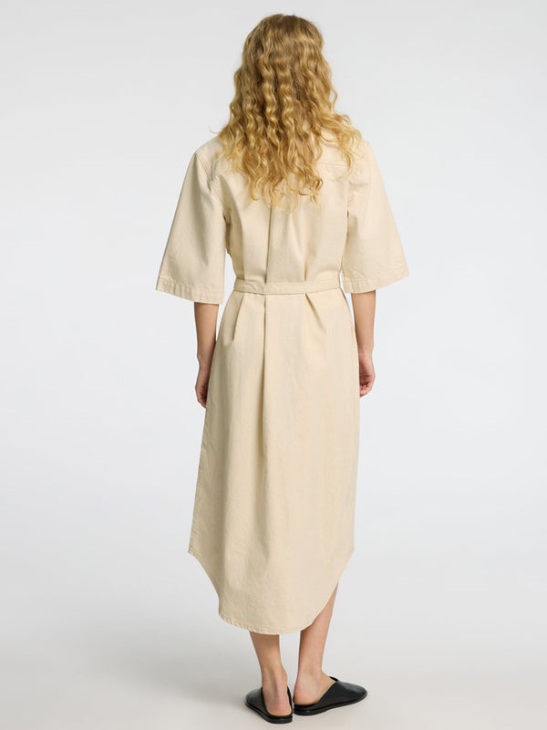 Selected Femme Olivia Shirtdress in Ecru