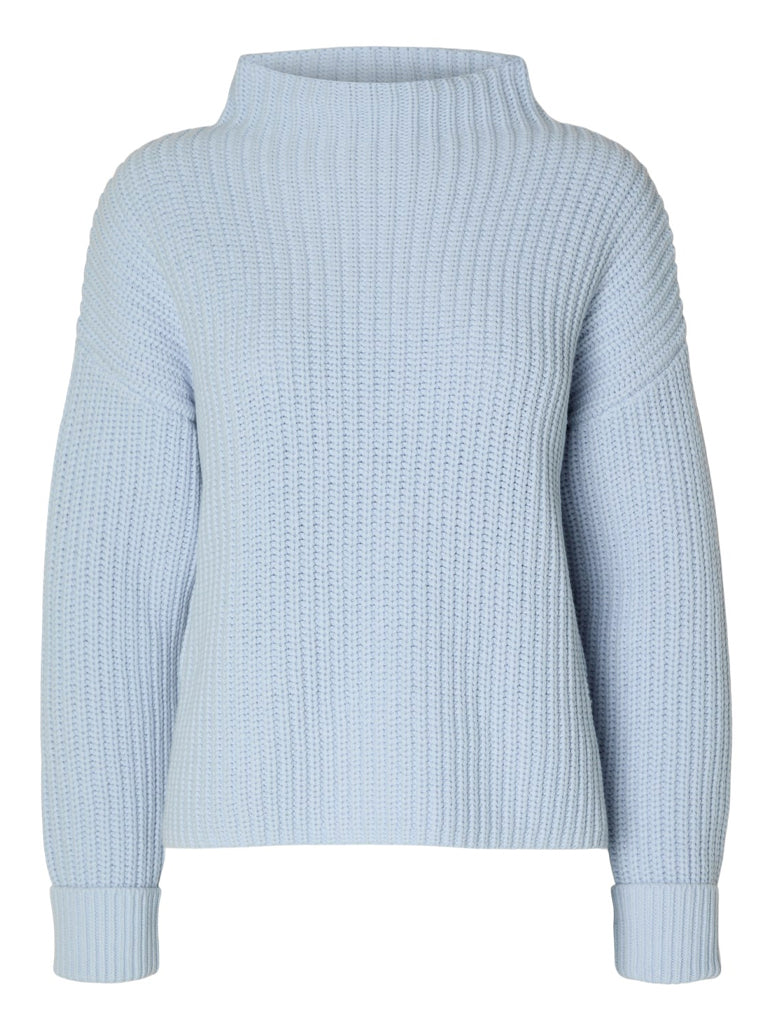 Selected Femme Selma Knit in Cashmere Blue