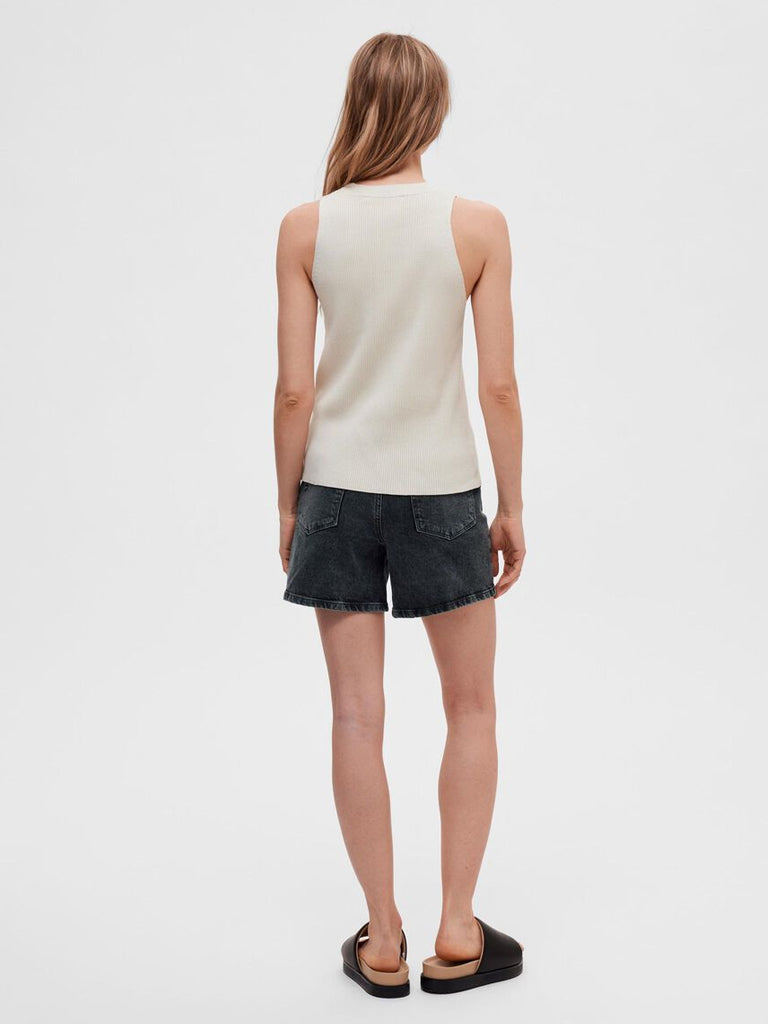 Selected Femme Solina Top in Birch