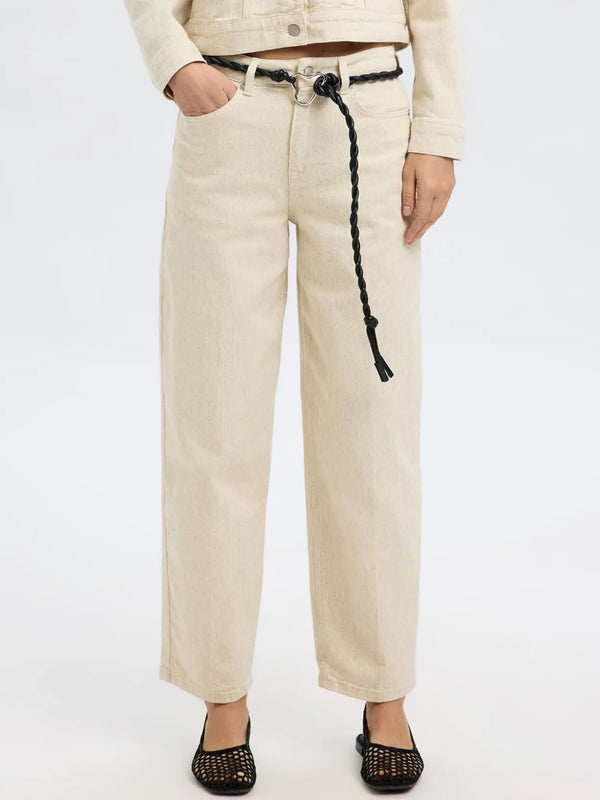 Selected Femme Una Jeans in Egret
