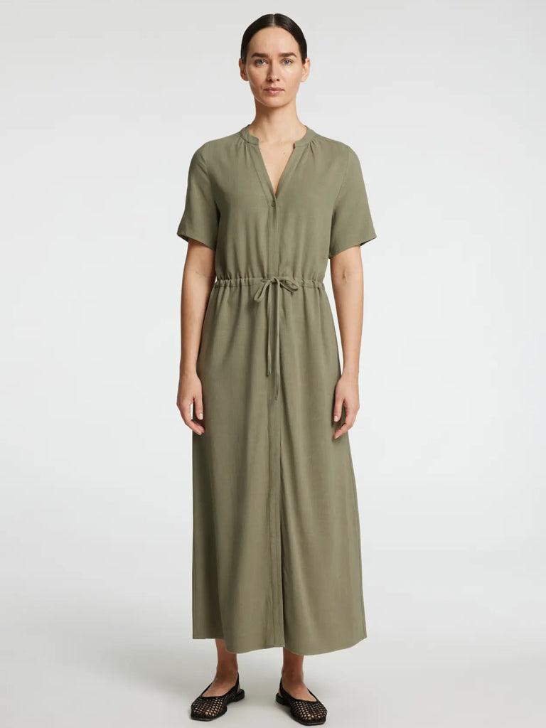 Selected Femme Viva Damina Dress in Vetiver