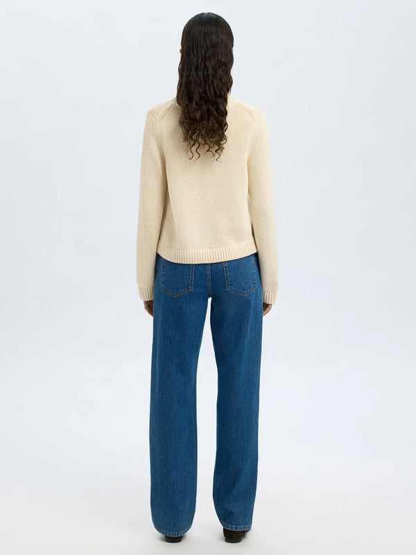 Selected Ivy Cardigan in Birch