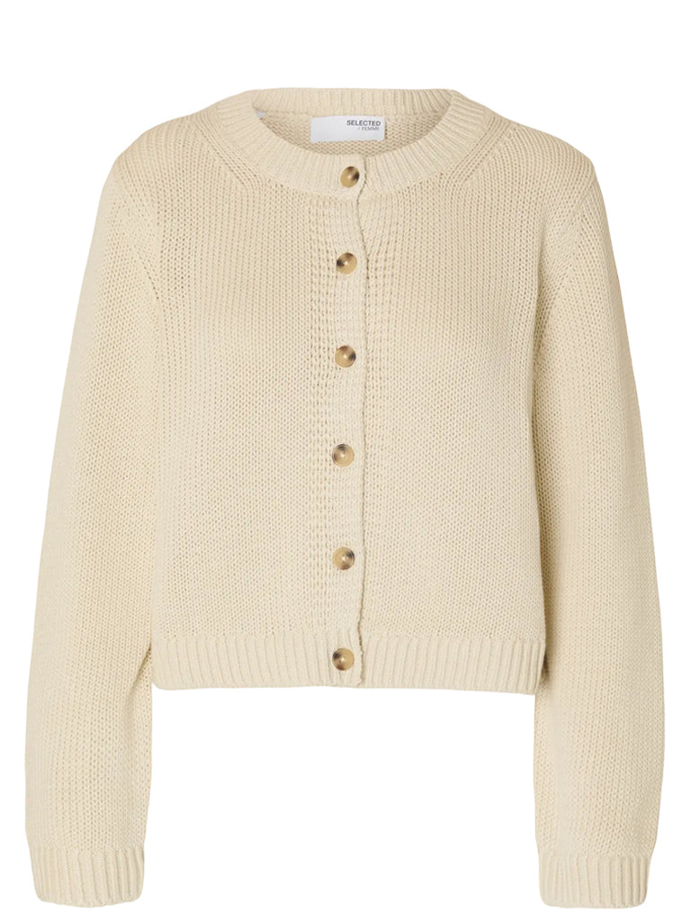 Selected Ivy Cardigan in Birch
