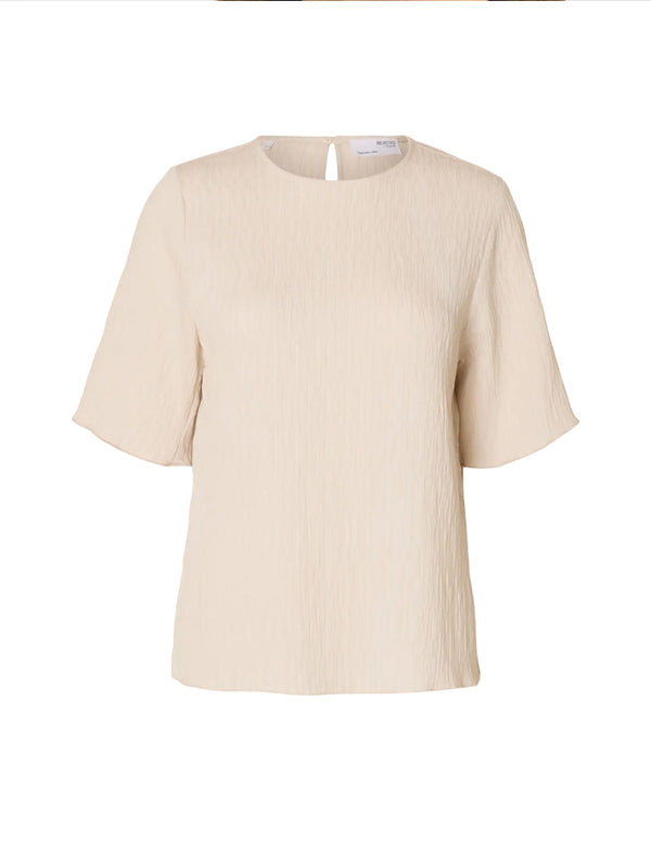 Selected Lucia Top in Birch
