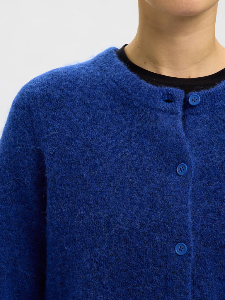 Selected Lulu Cardigan in Blue Melange