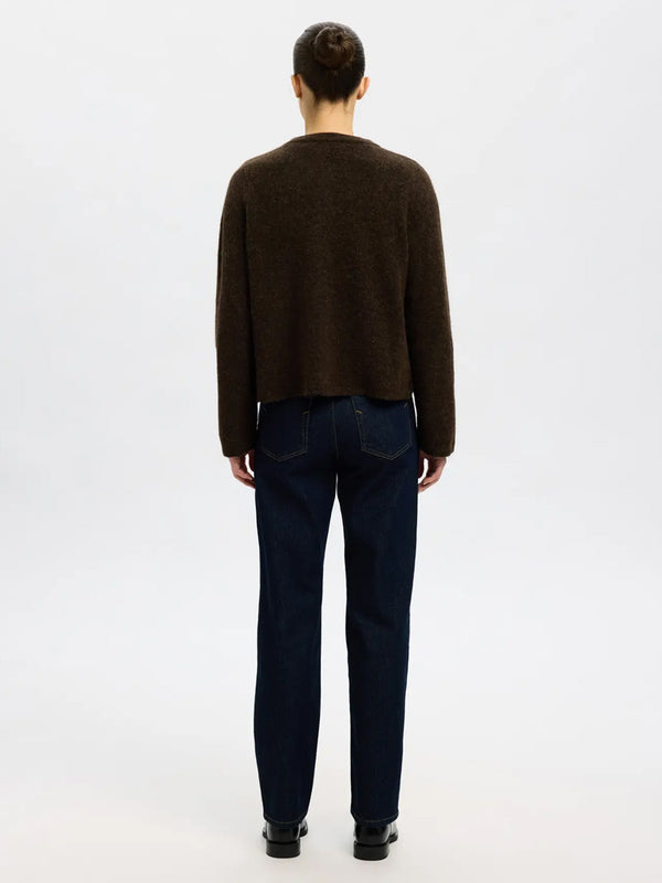 Selected Lulu Cardigan in Delicioso Melange