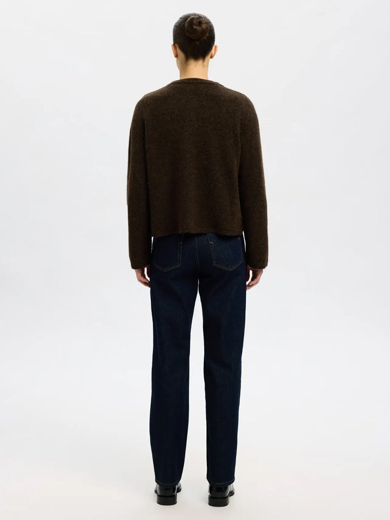 Selected Lulu Cardigan in Delicioso Melange