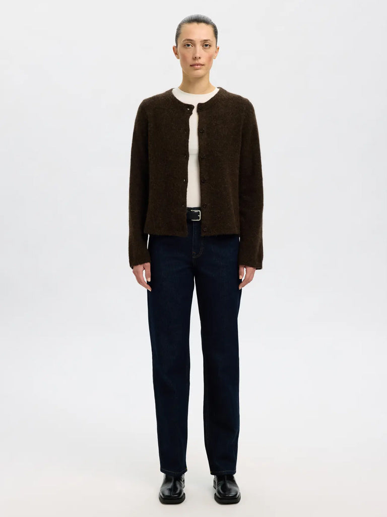 Selected Lulu Cardigan in Delicioso Melange