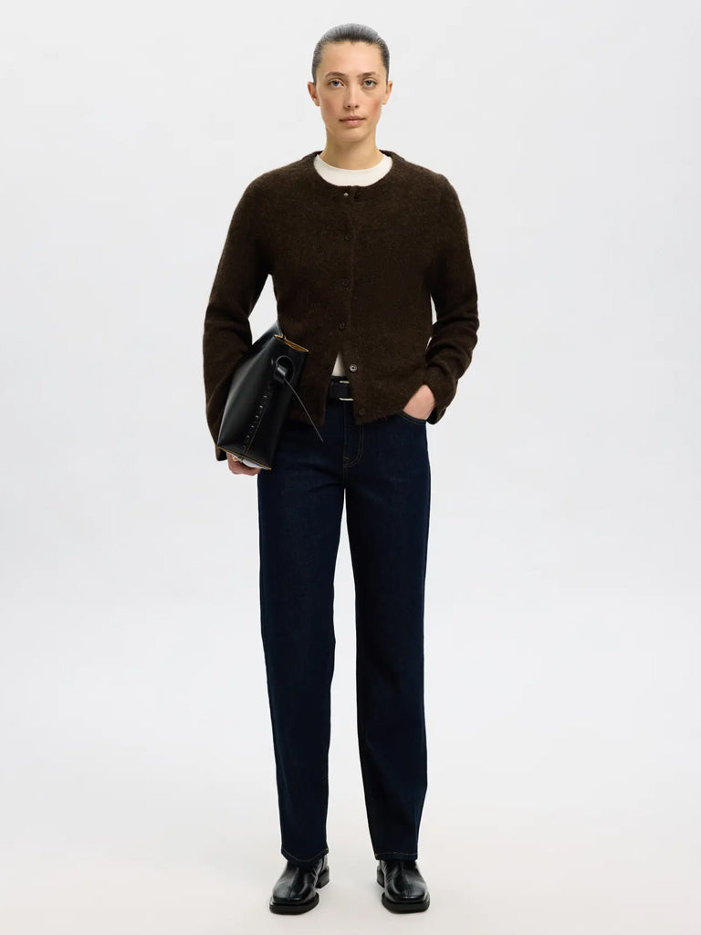 Selected Lulu Cardigan in Delicioso Melange