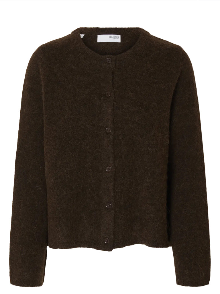 Selected Lulu Cardigan in Delicioso Melange