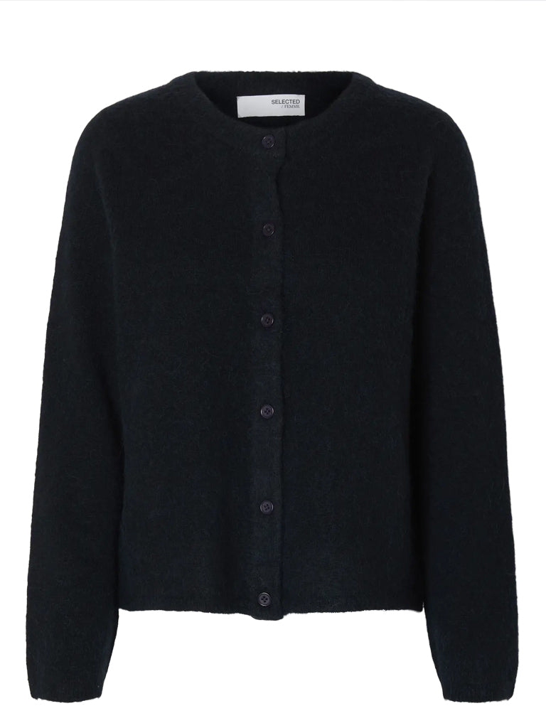 Selected Lulu Cardigan in Sapphire Melange