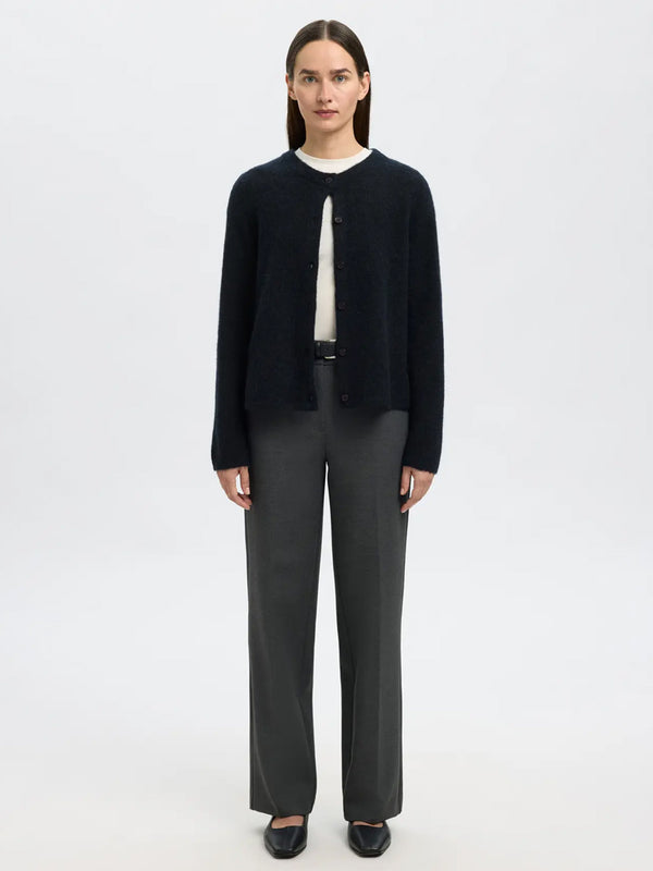 Selected Lulu Cardigan in Sapphire Melange