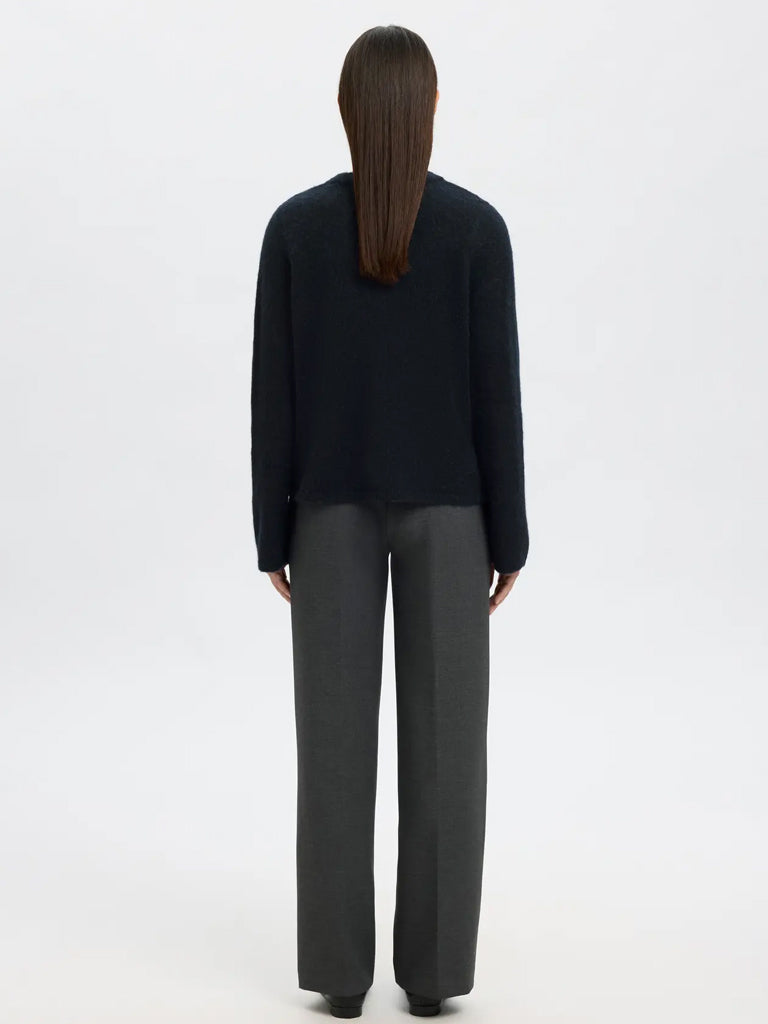 Selected Lulu Cardigan in Sapphire Melange