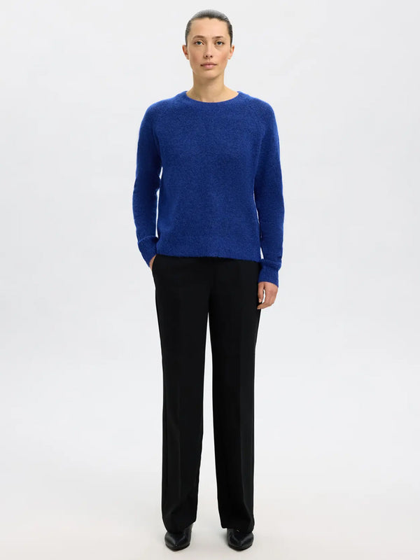 Selected Lulu Sweater in Blue Melange
