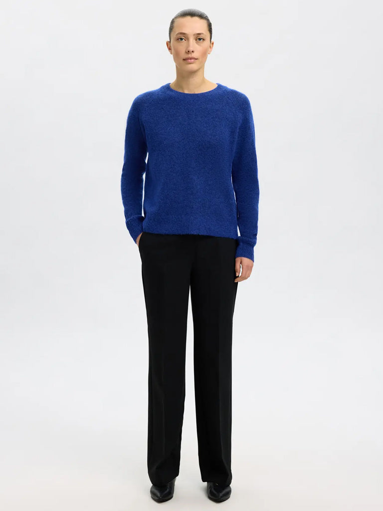 Selected Lulu Sweater in Blue Melange