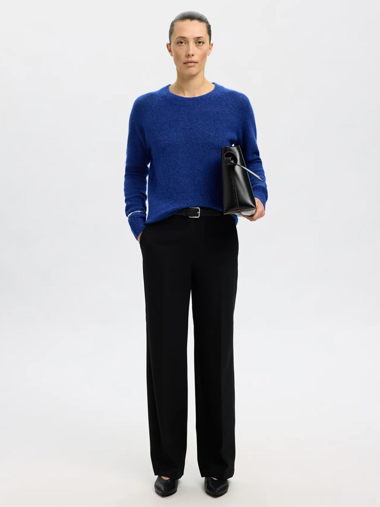 Selected Lulu Sweater in Blue Melange