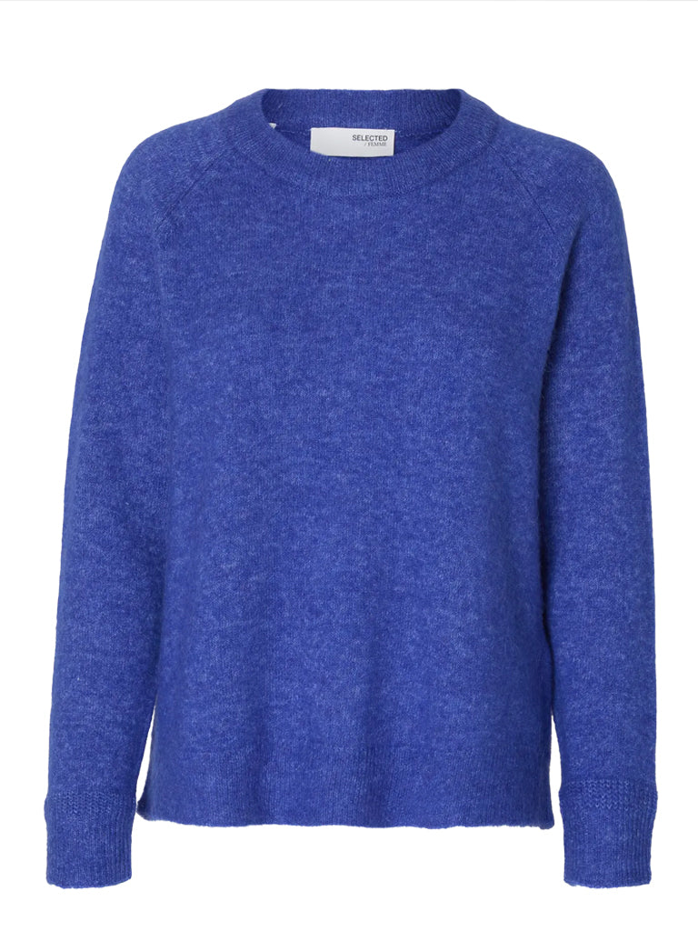 Selected Lulu Sweater in Blue Melange