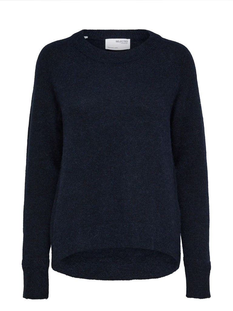 Selected Lulu Sweater in Sapphire Melange