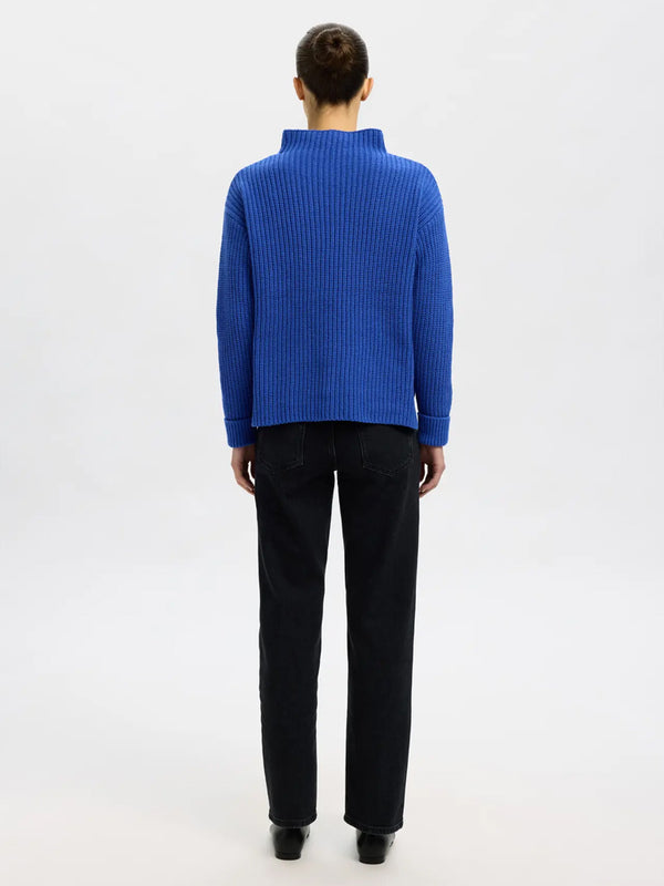 Selected Selma Sweater in Blue